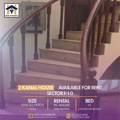 14 bed house available for rent in F-10