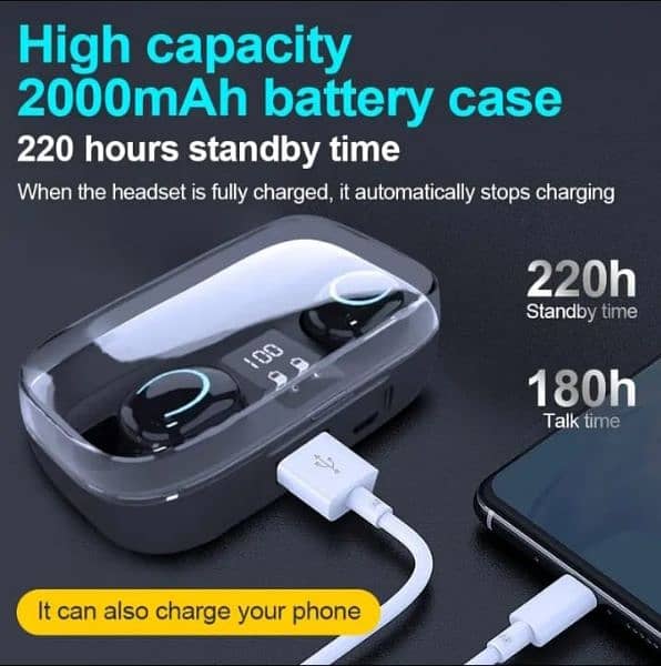 High capacity 2000mAh battery case 1