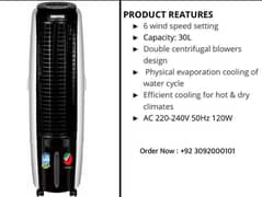 Dubai Chiller Portable Cooler original Geepas Brand Stock