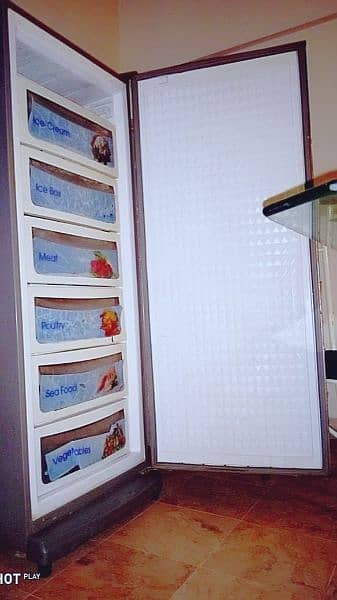 Dawlance Vertical Freezer on it's Original Gas Never Repaired like New 5