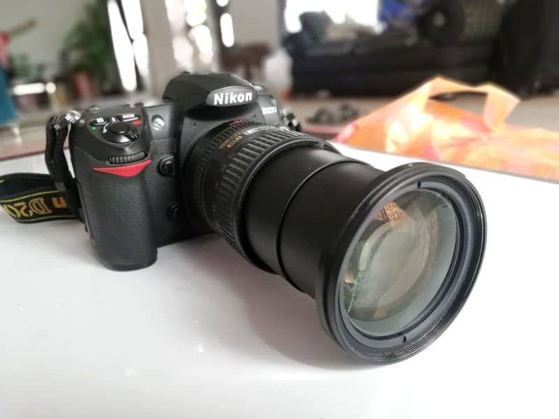 NIKON Lens 18-200mm VR with NIKON D200 DSLR Camera Original Charger 3