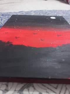 home made canvas painting
