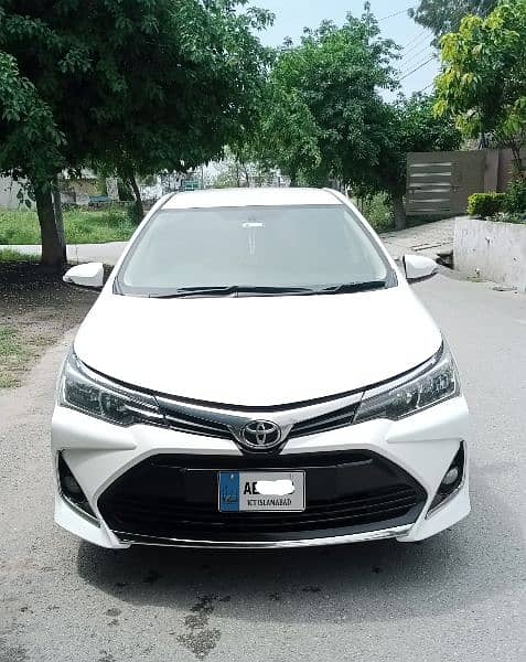 Corolla Altis 1.6 , White Colour, Registered Islamabad. Model 2018 . 0