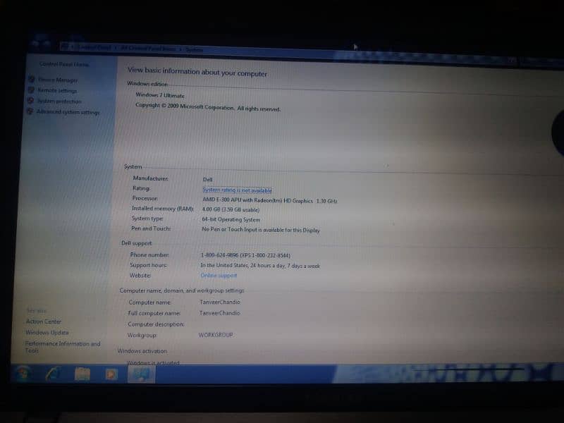 Toshiba satellite laptop  C55D . EXCHANGE possible with mobile 1