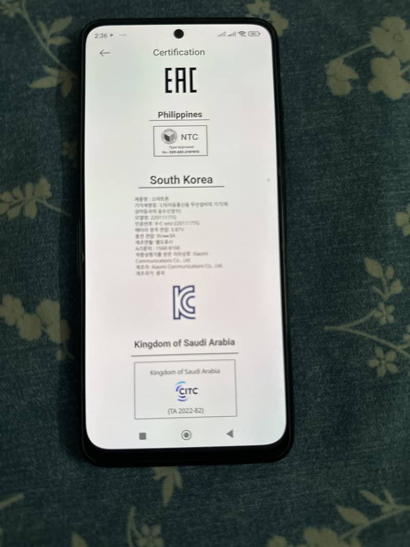 Xiaomi note 11 3