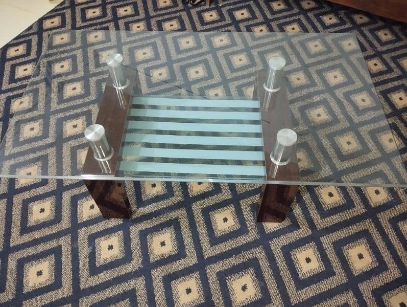 Glass Center Table For Sell 2