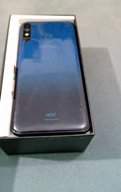INFINIX HOT 8  WITH BOX 10/10