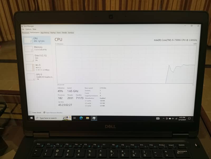 Dell i5 7th Gen Imported laptop with NVME 6
