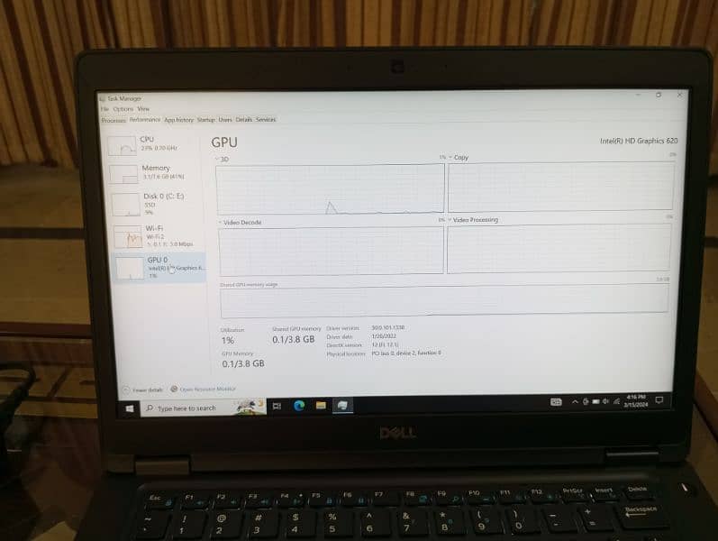 Dell i5 7th Gen Imported laptop with NVME 8