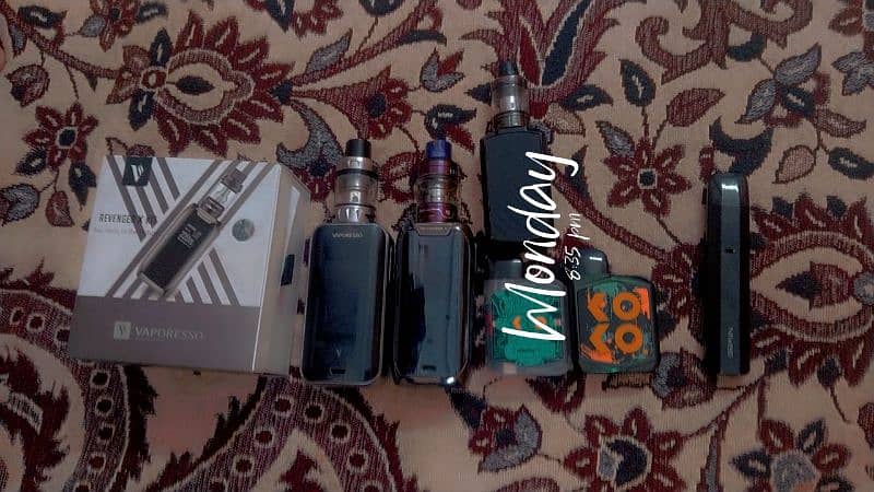 Assalamu Alaikum. box pack and used pods and vapes are available! 4