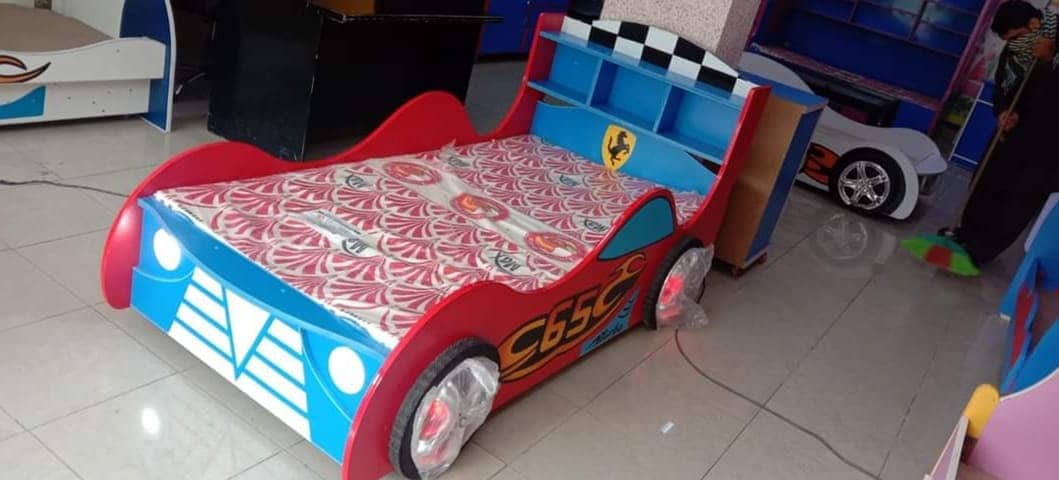 Kids bed | kids Car Bed | kids wooden bed | Kids Furniture all size 15