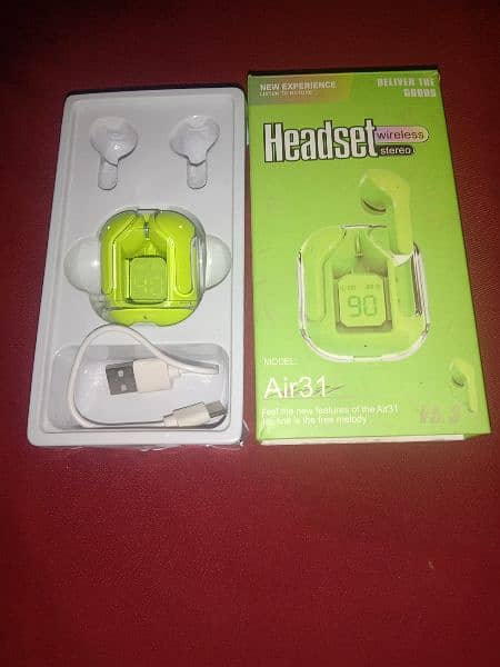 HEADSET WIRELESS STEREO AIR31 5