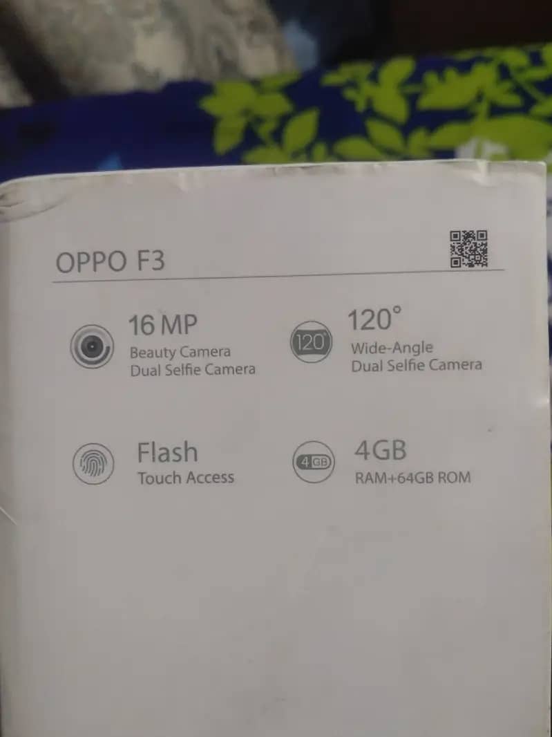 Oppo F3 4/64 with Box urgent sale 7