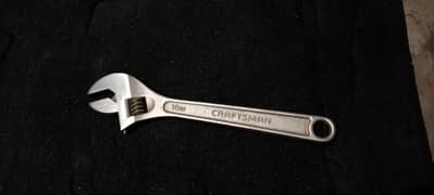 CRAFTSMAN Adjustable Wrench & SNAPON Open end & Ring end Spanner