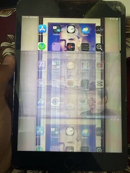 iPad mini 5 panel damage 3