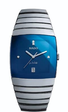 Rado Jubile Swiss Ceramic Watch Quartz Sapphire 4 diamonds