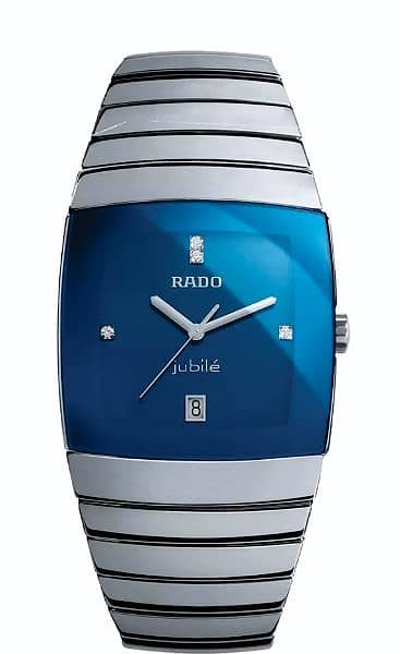 Rado Jubile Swiss Ceramic Watch Quartz Sapphire 4 diamonds 0