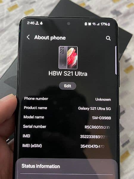 Samsung s21 ultra 256gb 4