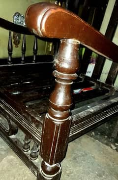 King Size Two Wooden Chairs urgently forsale
