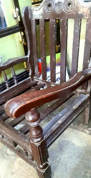 King Size Two Wooden Chairs urgently forsale 2