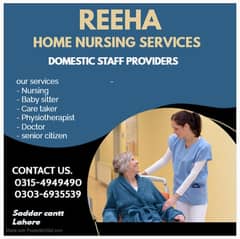 Home Nurse patient care qualified  staff