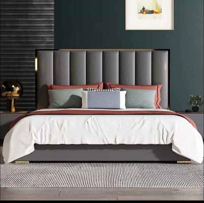bed / bed set / Furniture / Poshish bed / bed dressing side table 6