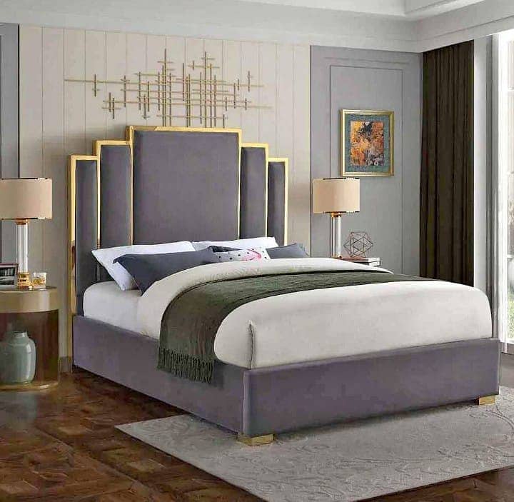 bed / bed set / Furniture / Poshish bed / bed dressing side table 14