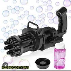 8 Holes Electric bubble gun for kid delivery around 5 ays