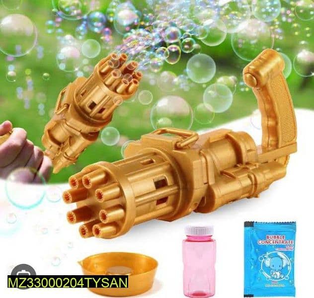 8 Holes Electric bubble gun for kid delivery around 5 ays 1