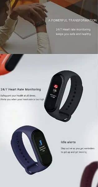 Xiaomi MI Band 4 Fitness Tracker (Black color)  available for Sale 6