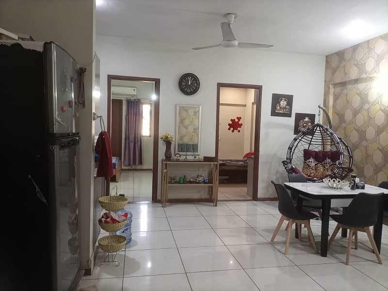 3 Bed DD Well Maintained Slightly Used Apartment For Sell In Karachi University CHS 8