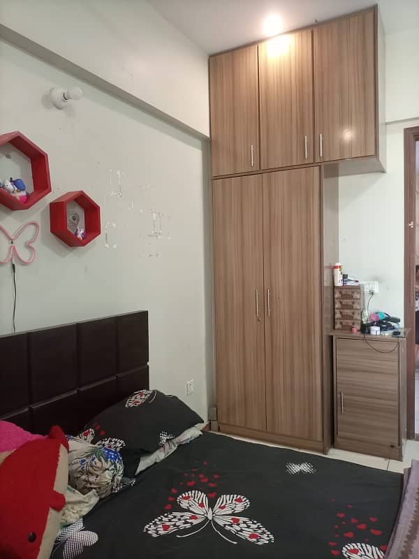 3 Bed DD Well Maintained Slightly Used Apartment For Sell In Karachi University CHS 14