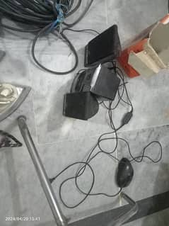 used speakers and mouse