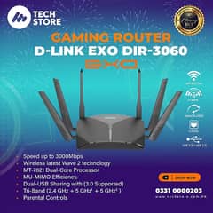 D-Link/ DIR-3060/ EXO/ AC3000/ Tri-Band/ Wi-Fi/ Gaming/ Router (Used)
