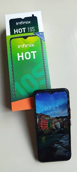INFINIX HOT 10S 6/128 BOX INCLUDED 10/10 CONDITION 1