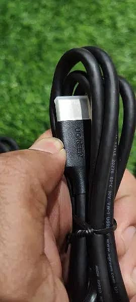 ORG U-GReeN HDMI MALE-TO-MALE CABLE VERSION 2.0 4k Resolution 1.8M 5