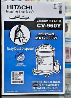 Hitachi vacuum cleaner 23L limited stock   O3O94O4O36O