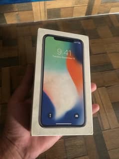 iphone x 64 pta approved panel chnge with box battery original service
