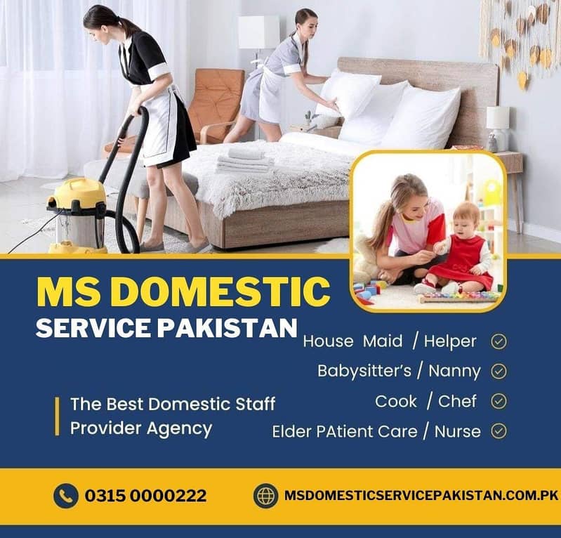 House Maids, Cleaner & Worker, Helpers Available, Domestic Staff 1