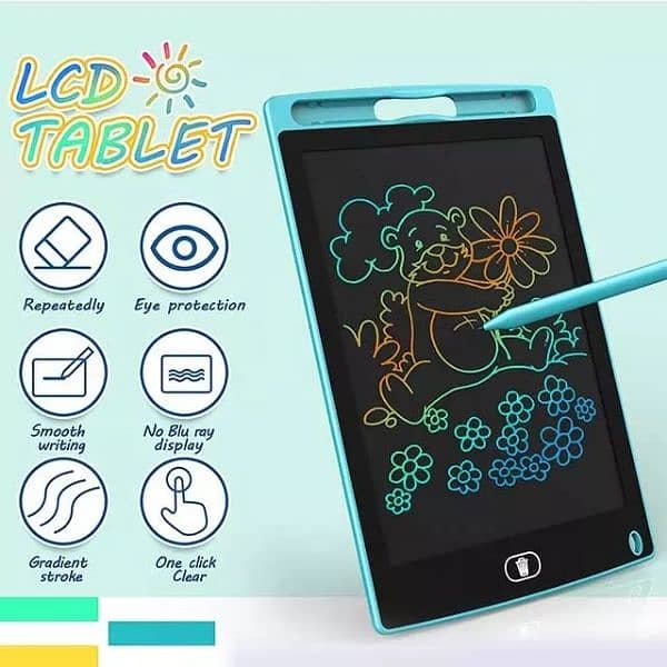 LCD Writing E-Tablet Multicolor 3