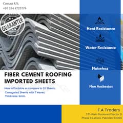 Fiber Cement Corrugated Sheet-Roofing/Warehouse/DairyFarm/Sheds/Garage 0