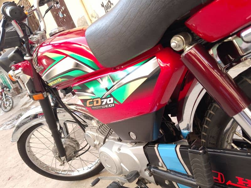 Honda CD 70 10/10 condition 9