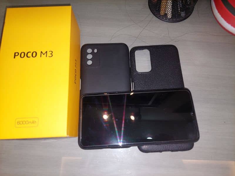 xiaomi poco m3 for sale full box (with genuine charger) 2