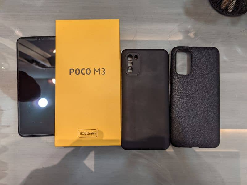 xiaomi poco m3 for sale full box (with genuine charger) 3