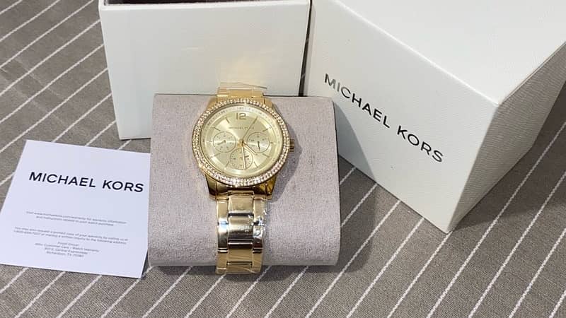 Michael Kors Women watch, original ladies watch, gold watch, mk watch 1
