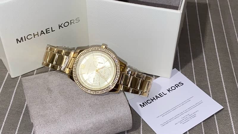 Michael Kors Women watch, original ladies watch, gold watch, mk watch 6