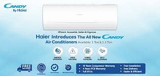 Candy by Haier 1.5 Ton Heat & Cool DC Inverter -White Colour18Hp 0