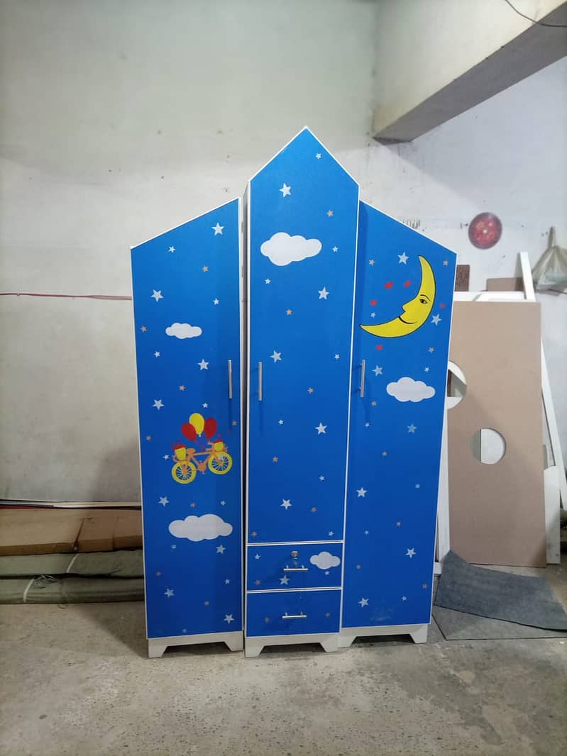 Baby Almari / kids wardrobes / kids almari size 3x5 / kids furniture 11