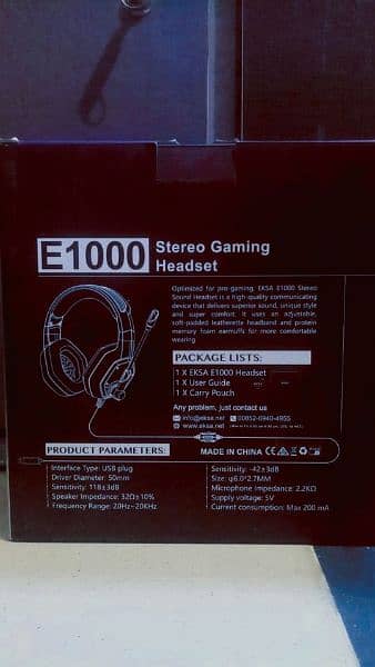 Gaming Headphone EKSA E1000 3