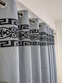 1 piece jaquard self motif curtains